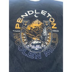 Pendleton Tshirt Adult Large Black Sportswear Preppy Casual Lounge Pullover
