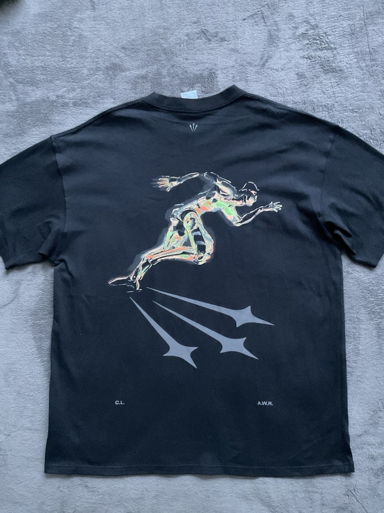 Nike x NOCTA Drake Running T-Shirt Forza Mens Size Large Black NWOT