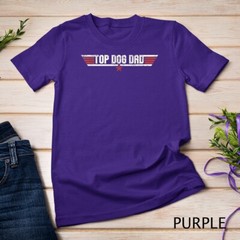 Top Dog Dad Funny Vintage 80’s Gift Dog Father Father’s Day Unisex T-shirt