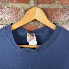 Vintage Transformers Shirt Mens Large Blue Cotton Autobot Logo Cartoon FOTL