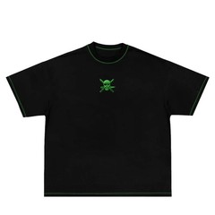 Invicta Kuru – One Piece Zoro Graphic Katana Shirt Black Medium Size