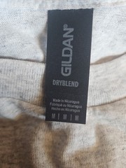 4 Gildan Ash Adult Medium 50/50 G800
