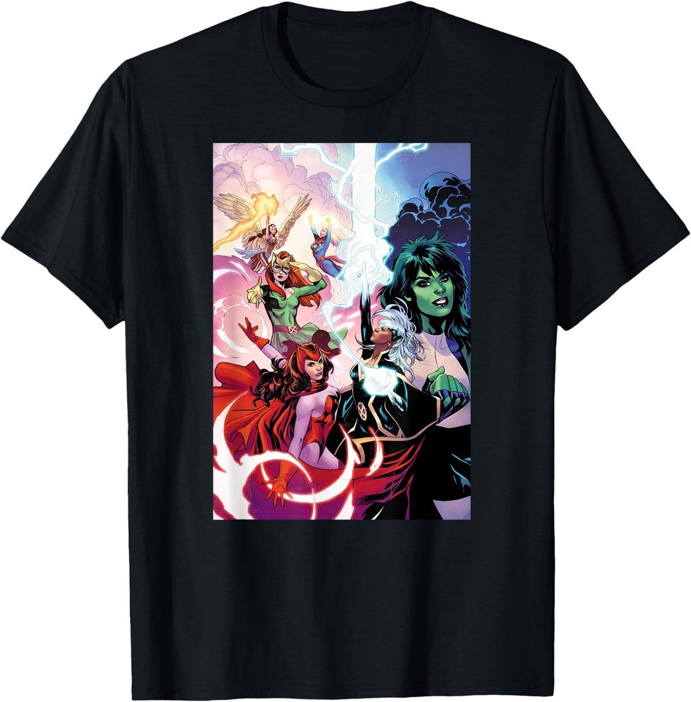 Marvel Women’s She-Hulk Storm Scarlet Witch Jean Grey Valkyrie T-Shirt