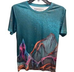 UPF 50+ Sun Shirt Stephen McIntyre Mens S Color Art Dry Wick Swim Sport fishing