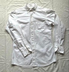 DRAKES BEAMS F Oxford Shirt White Long Sleeve Button Down Size M