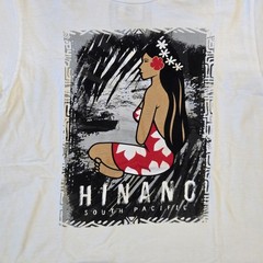 Hinano Tahiti Island Girl T Shirt White Sz S Polynesia Streetwear