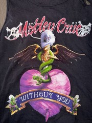 Vintage 1990 Mötley Crüe ‘Without You’ Dr. Feelgood Graphic Tank Top
