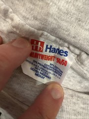 Vintage 1992 Hanes East Aurora New York Tshirt Medium USA Single Stitch