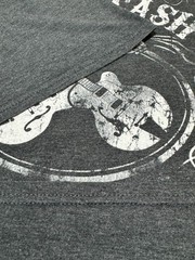 Johnny Cash Shirt 2XL XXL Charcoal Grey Man In Black Outlaw Country Music Guitar