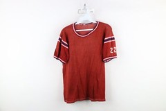 Vintage 40s 50s Mens S Rayon Durene Knit Chain Stitch Salem Jersey T-Shirt USA