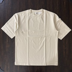 Uniqlo U AIRism Cotton Crew Neck Oversized T-Shirt 41 Yellow Size S