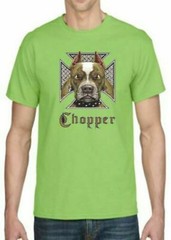 Adult DryBlend® T-Shirt – ( CHOPPER – BIKER / CHOPPER / PIT BULL)