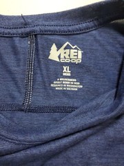 REI Co-op Performance TShirt Men’s Blue Short Sleeve Outdoors Hiking Sz XL