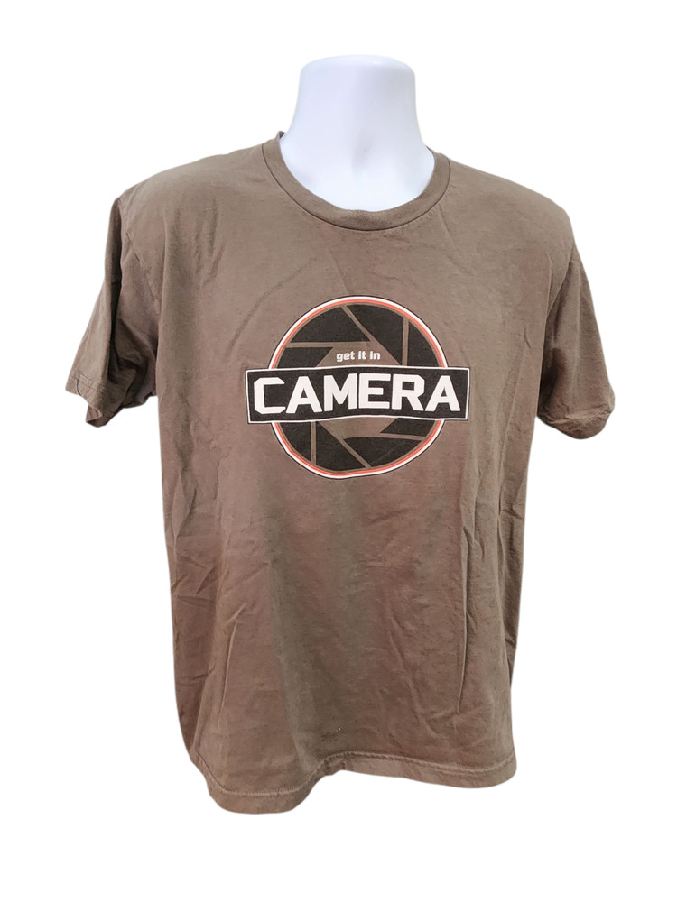 American Apparel Men’s Size Large T-Shirt Brown Cotton Crew Neck