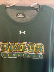 XL Mens Under Armour Heat Gear Baylor Bears college baseball workout shirt Waco