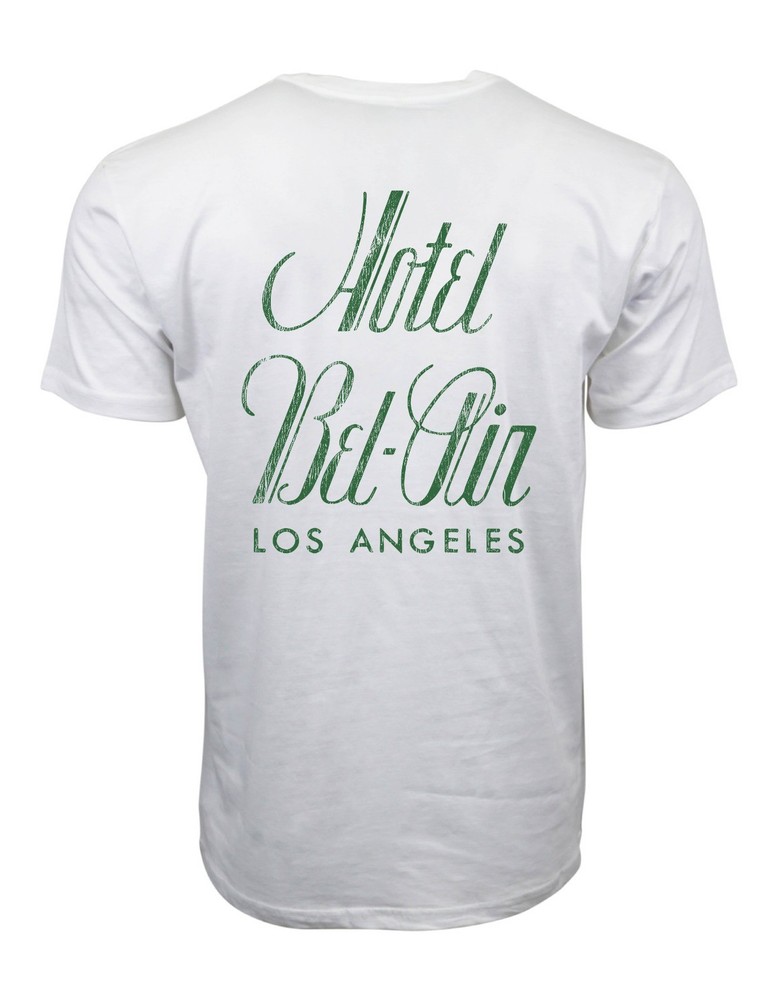90s HOTEL BEL-AIR DISTRESSED LOGO WHITE T-SHIRT