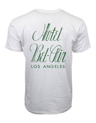 90s HOTEL BEL-AIR DISTRESSED LOGO WHITE T-SHIRT