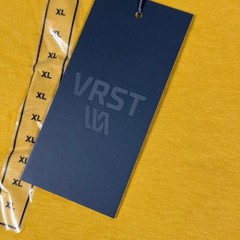 VRST Mens Essential Pocket Tee Yellow Sunset XL Cotton Modal Stretch MAX241116GW
