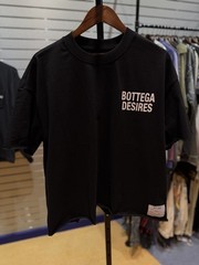 BRAND NEW – Bottega Desires Tee T-Shirt F**k Joke (M) Black White