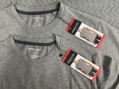 Kenneth Cole Men’s Lot of 2 Gray SLIM FIT Tees Medium OR Large NWT
