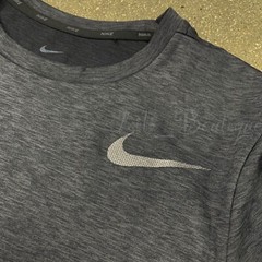 Nike Men Dri-Fit Breathe Training Top Tee Shirt AT3737-010 Charcoal Black Size M