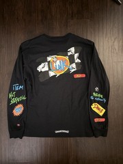 Chrome Hearts mattyboy Long Sleeve Graphic Pocket Tee Crew Neck Men’s L