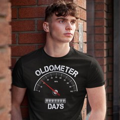 Oldometer 20th Birthday Mens T Shirt shirt Funny Him twenty twentieth milesto…