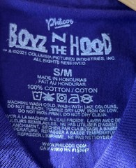 Boyz N The Hood South Central Increase The Peace Purple Long Slv T-Shirt Sz S/M