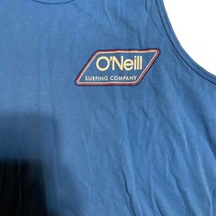 O’Neill Surf Men’s Size Small Blue Pullover Logo Round Neck Sleeveless Tank Top