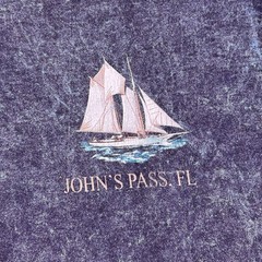 Vintage 90s John’s Pass Madeira Beach Florida Shirt Men’s Large Made In USA