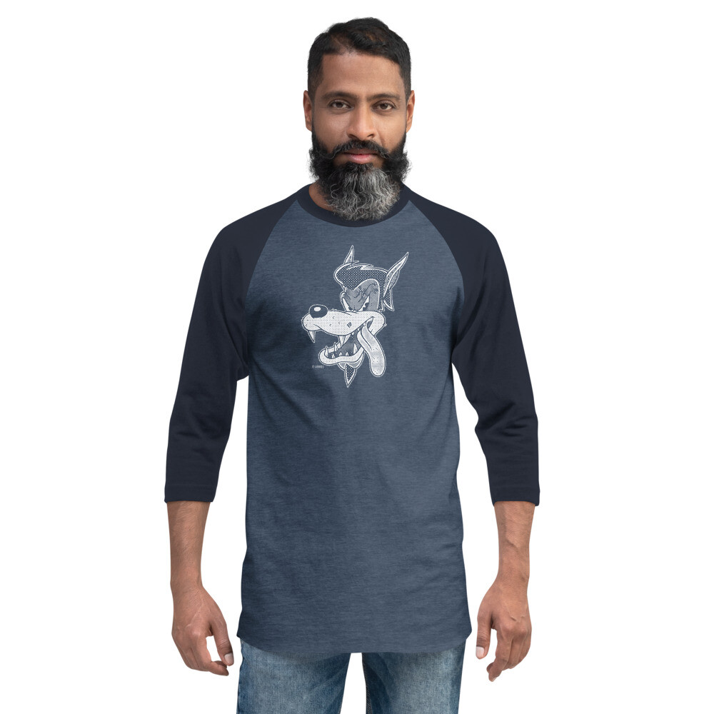 3/4 sleeve raglan shirt