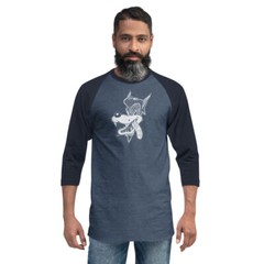 3/4 sleeve raglan shirt