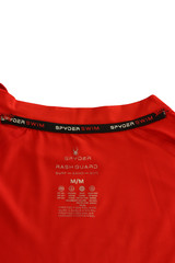 Spyder Men’s T-Shirt Red UPF30+ Rash Guard L/S (S01D)