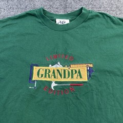 Vintage Limited Edition Grandpa T-Shirt Men’s Size XL M & C Sport Green Handyman