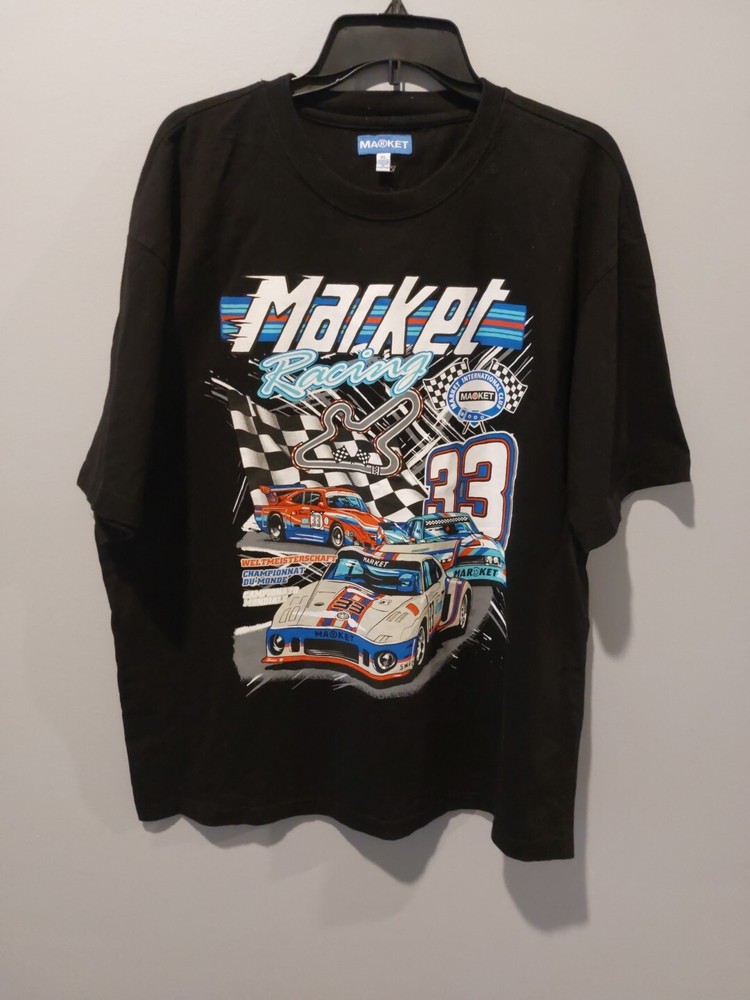 Chinatown Market Group Car Racing Black T-Shirt Men’s XL New Wo Tags (Nascar)#33
