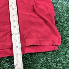 Gino Green Global Red Polo Y2K grail 999 Vintage Rhinestones Size XL