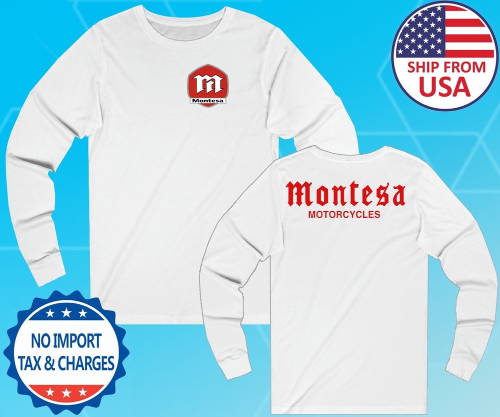 Montesa Motorcycle White Size S-3XL
