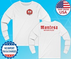 Montesa Motorcycle White Size S-3XL