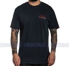 Sullen Rest Easy Navy SCM3514 New Short Sleeve Graphic Tattoo T-shirt For Men