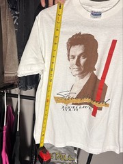 Vintage 1986 Steve Winwood High Life Tour Concert T-Shirt White Large