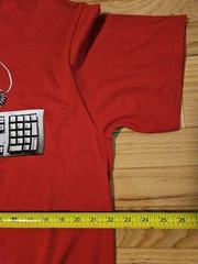 Supreme NWOT Red Keyboard Graphic T-Shirt Mens Size M Streetwear Tee 100% Cotton