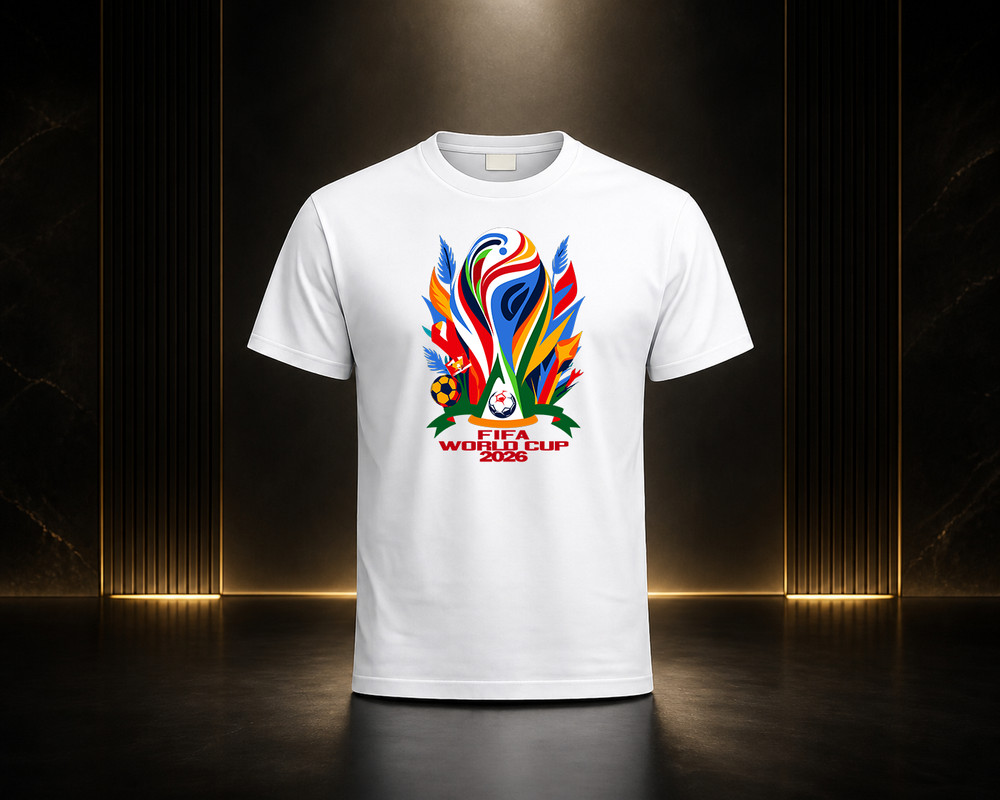 FIFA World Cup 2026 Graphic T-Shirt Unisex White Soccer Fan Tee Streetwear Top