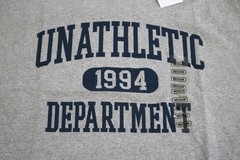 NWT! UNATHLETIC DEPARTMENT 1994 Brisco Brands Medium Heather Gray T-Shirt HUMOR