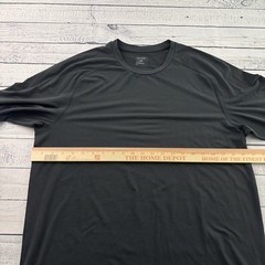 Hill City Blank Modal Poly Long Sleeve Butta Soft T Shirt Men’s Large Black