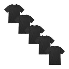Men’s 5 Pack Gildan T-Shirts | Plain Heavy Cotton Short Sleeve Multipack Tees