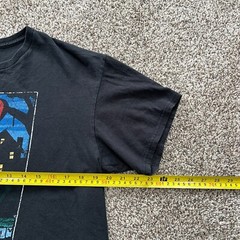 Pennywise Shirt Men’s Large Black Fade Horror Clown Card Float Balloon