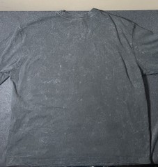 SAINT x LOUIS Men’s Relaxed Boxy Fit Black Crew Neck T-Shirt Solid XL