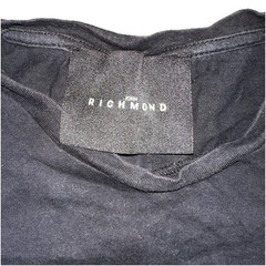 Vintage 90’s John Richmond Studded Beaded Warrior Black T-shirt Men’s Large