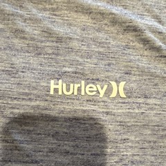 Hurley Men’s Blue Solid Logo Crew Neck Short Sleeve T-Shirt, Size L