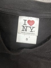 I Love NY Unisex Black I Heart NY Officially Licensed Graphic Shirt Size Medium